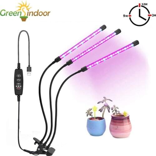 Indoor LED Grow Light Phyto Lamp USB Lights For Flowers Lamp For Plants Fitolampy Desk Plant Lighting Succulents Seedlings Led