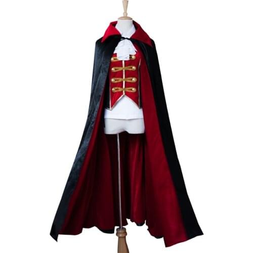 My Hero Academia Todoroki Shoto Halloween Vampire Uniform Outfit Cosplay Costume Carnival Costumes for Adults
