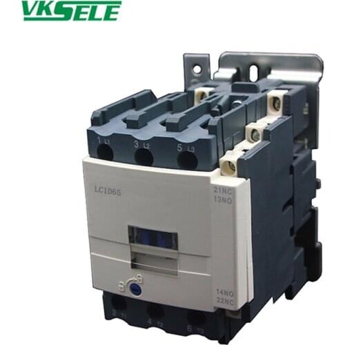 LC1D65 65A CJX2 series 12v to 220v ac electrical contactor magnetic