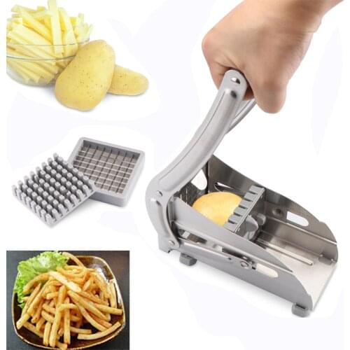Professional Fries Cutter Potato Cutter Vegetable Cutting Machine Chopper Stainless Steel Vegetable Potato Slicer Diced Device