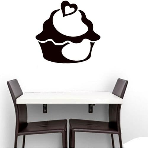 Sweet Cake Food Wall Sticker Home Decor Vinyl Art Murals Creative Design Kitchen Interior Decoration Wall Decals