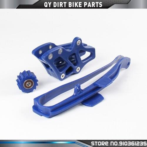 NEW Chain Slider Swingarm Guide Lower Roller + Rear Chian Guide Guard Kits For WR250F WR450F YZ250F YZ450F free shipping