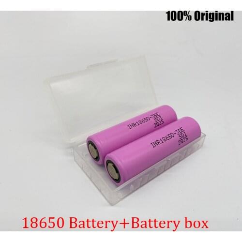 100% 18650 3500mah 20A discharge inr18650 3500mah 18650 lithium ion battery 3.7V rechargeable battery 3500mah battery box