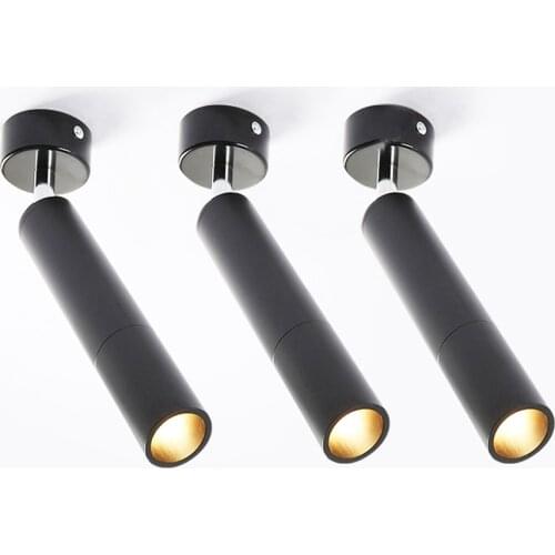 Ceiling indoor Spot downlights led panel 220v decorative modern lamp surface Living room stretch for room Wall Adjustable angle