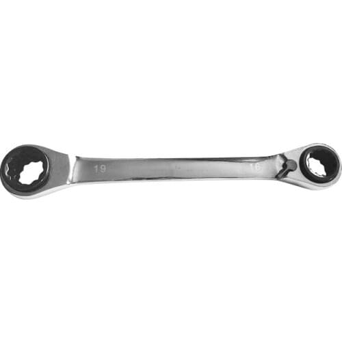 Reversible Action Ratchet Handle Wrench Spanner 4 IN 1 72 Teeth 10mm 13mm 17mm 19mm Car Tools