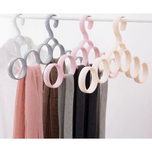 Sainwin 5pcs/lot Belt Scarf Racks/Circlip Coat Hangers/Scarf And Tie Racks/Household Scarf Racks