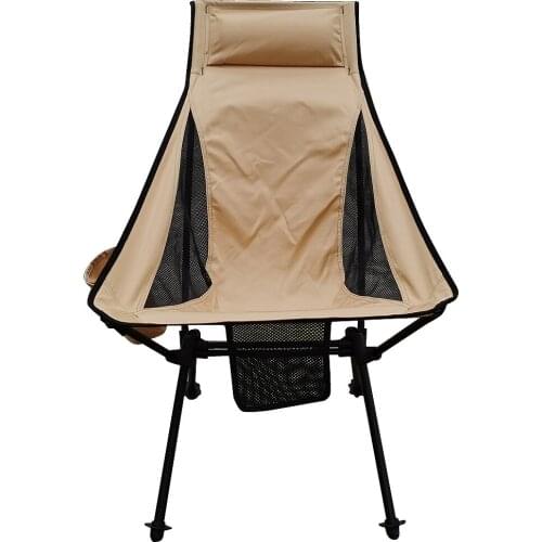 Outdoor Camping Ultralight Folding Chair Travel Chair Fishing BBQ Hiking Strong High Load 150kg Beach Oxford Cloth Chair