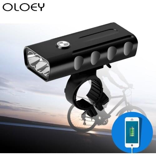 Waterproof Bike Light Accessories Front USB Rechargeable Safety Headlight Rotation 3 LED Outdoor Night Bicycle Aluminum Alloy