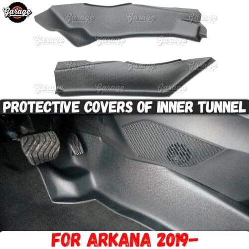 Guards of inner tunnel for Renault Arkana 2019- ABS plastic accessories protect of interior molding car styling tuning