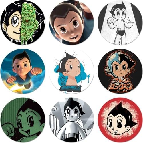 Astro Boy Japanese Manga Icons Pins Badge Decoration Brooches Metal Badges For Clothes Backpack Decoration 58mm
