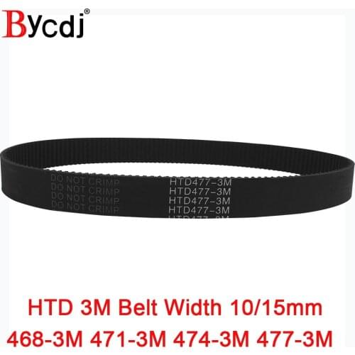 Arc HTD 3M Timing belt C=468 471 474 477 width 6-25mm Teeth156 157 158 159 HTD3M synchronous pulley 468-3M 471-3M 474-3M 477-3M
