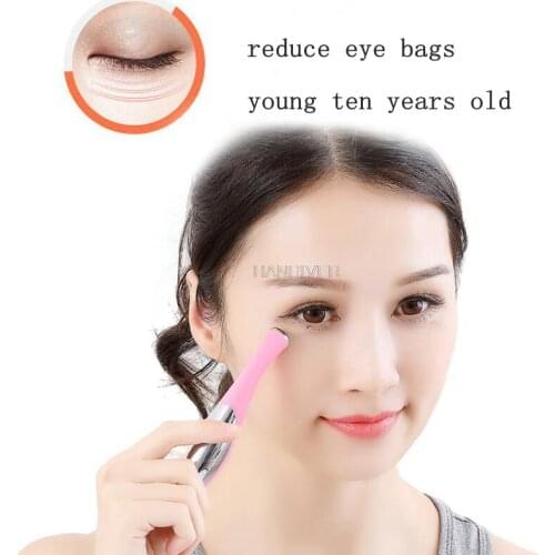 1pcs Mini Electric Vibration Eye Face Massager Anti-Ageing Wrinkle Dark Circle Pen Removal Rejuvenation Beauty Care Portable Pen