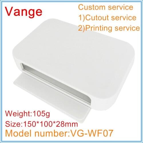 1pcs/lot network PCB project box 150*100*28mm ABS plastic enclosure case housing for signal launcher