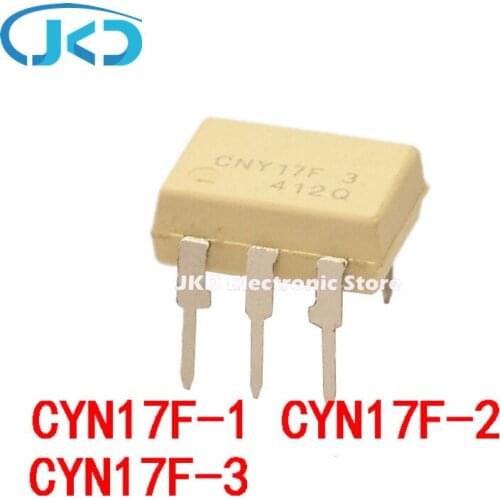10pcs/lot CNY17F-1 CNY17F-2 CNY17F-3 DIP-6 SOP-6 CNY17 OPTICALLY COUPLED ISOLATOR