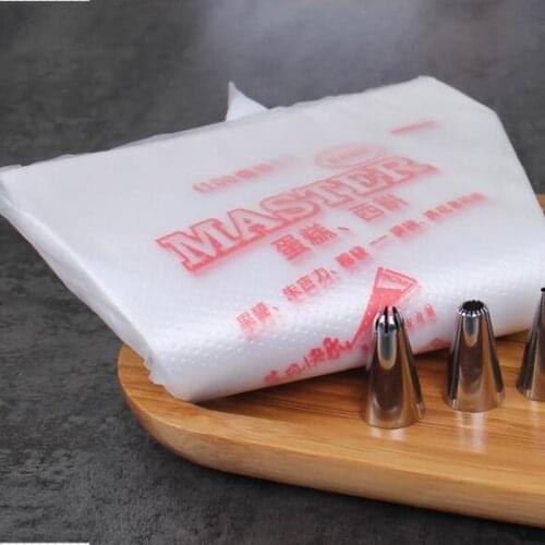 100PCs/set Disposable Pastry Bag Icing Piping Cake Pastry Cupcake Decorating Fit All Size Nozzles Pastry Bags Bakeware Tools