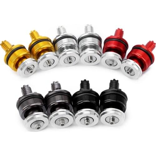 2Pc 41MM Front Shock Absorber Screw Fork Cover Cap Preload Adjuster Bolts For Yamaha YZF R3 R25 Motorbike Accessories Spare Part