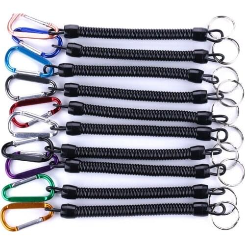21.5cm Fishing Lanyards Boating Fish Rope Fish Pole Rod Protector Elastic Rope Line Fishing Tackle Tool Prevent Rod Drop Lose