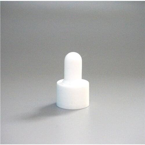5/10/15/20/30/50/100ml Brown Essential Oil Bottle White Rubber Head Dropper Cover Plastic White Cap Glass Cosmetic Container