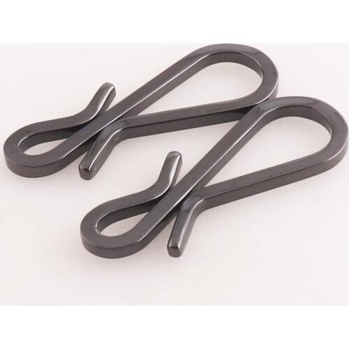 6 pcs Gunmetal clasps clips,Wallet clip connector clasps Jewelry findings diy purse lanyard clip Snap-64mm