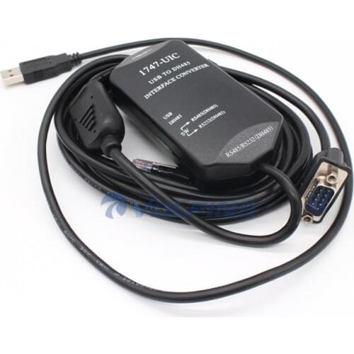 Allen Bradley PLC programming communication cable 1747-UIC