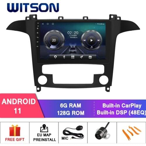WITSON Android 10.0 CAR DVD SYSTEM for FORD S-MAX 2008-2010 car dvd player link/DAB support