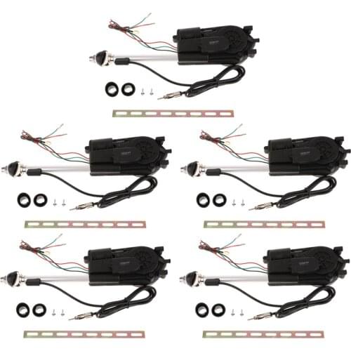 Auto Car Power Electric Aerial Automatic Antenna Mast AM FM Radio 5 Sets