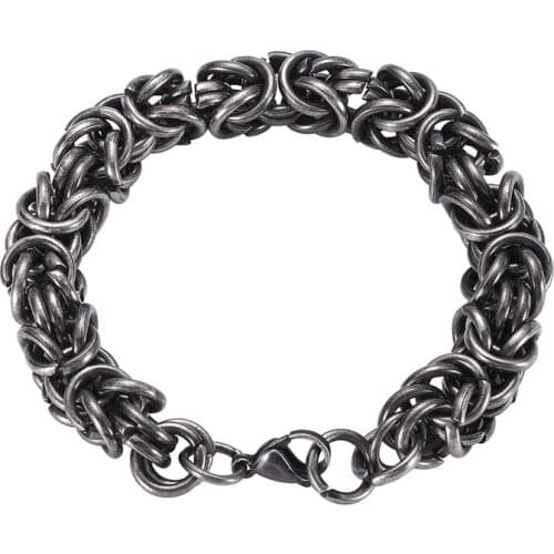 Unisex Wrist Jewelry Gifts FOR Men Womens Stainless Steel Chain Bracelet GS0119
