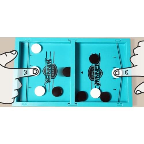 Fast Sling Puck Game Paced, Table Desktop Battle, Winner Board Games Toys for Adults Parents Child Family Chess Toy Table Games