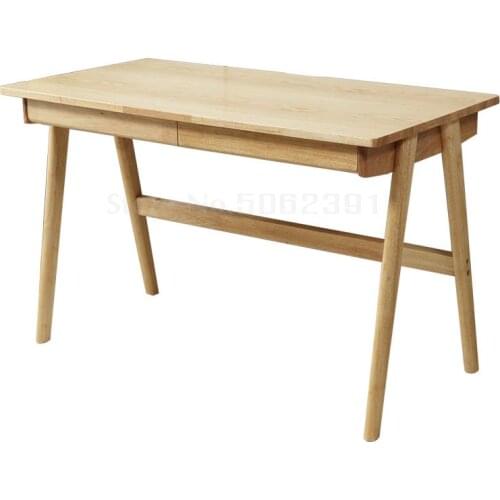 Wooden Desk Middle School Students Study Desk, Home Computer Desktop, Simple Writing Desk