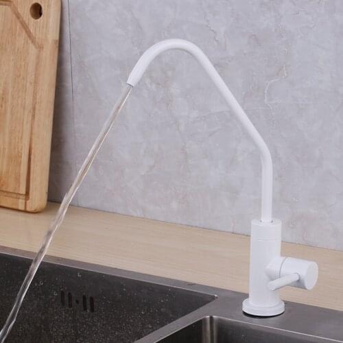 White and black drinking water filter tap 304 stainless steel food material