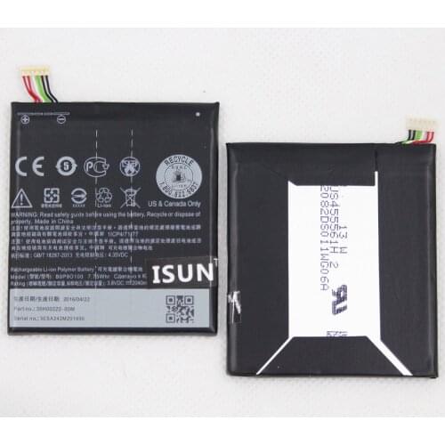 ISUNOO 10pcs/lot 2040mAh B0P9O100 Battery For HTC Desire 612 D610 D610n D610t 610 612 D610n D610t Replacement Battery