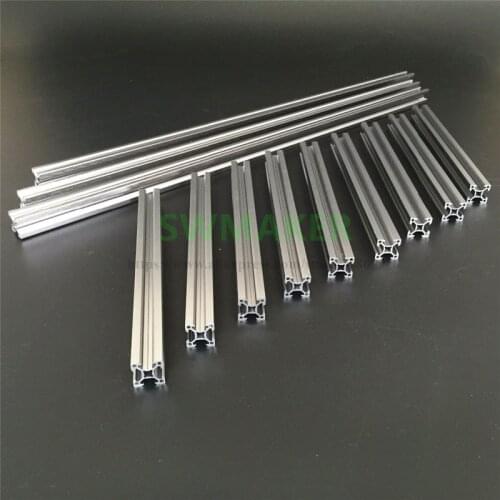Kossel Delta Reprap 3D Printer Aluminum Extrusion Kit 2020 Aluminum Profile silver anodized print size 180mm/220mm/300mm