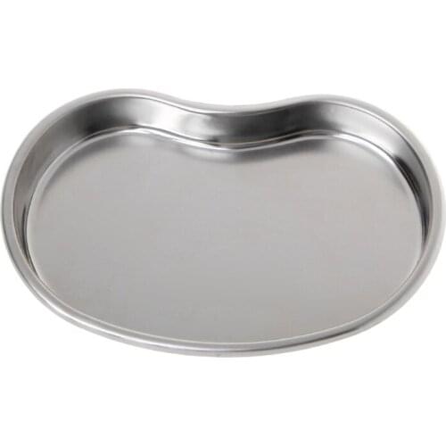 Stainless Steel Kidney Bowl Curved Trays Dental Tool Docters Use Trays L4MB