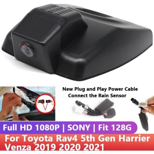 New! Car DVR Wifi Video Recorder Dash Cam high quality Night vision Full HD For Toyota Rav4 5th Gen Harrier Venza 2019 2020 2021