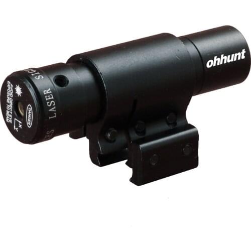Ohhunt Hunting Tactical 5mw Green Laser Sight Scope 11mm or 20mm Rail Fit for Pistol Rifle Scope Push-button on/off Switch