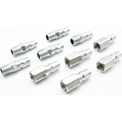 10PCS Pneumatic Fitting C Type Air Line Quick Coupling Connector Coupler Adapter For Air Compressor PM20 PF20