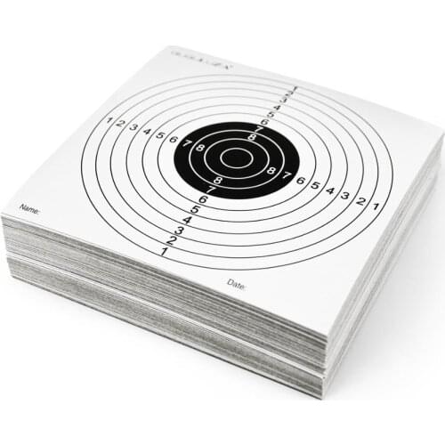 GUGULUZA Airsoft Target Papers for Pellet Trap Pellet Catcher Target Holder,Pack of 100