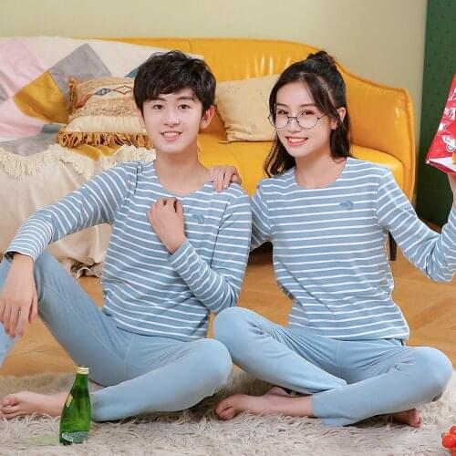 Teenage Boys Girls Pajamas Winter Thermal Underwear Childrens Clothing Sleepwear Cotton Pyjamas Sets For Kids 6 8 10 12 14Years