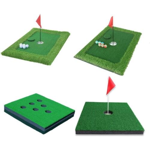 Floating Golf Green Golf Putting Mats Training Accessories for Outdoor Backyard Pool Game