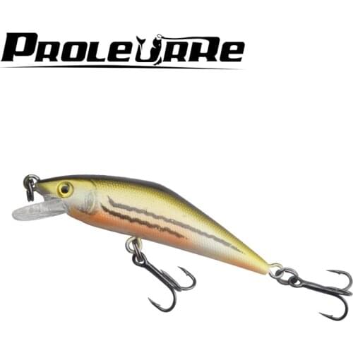 Proleurre 5.7cm 4.5g Slowly sink Minnow Lures Japan Good Crank Fishing Lures Crazy wobblers Model Swim Bait Hard Bass Fish Lure