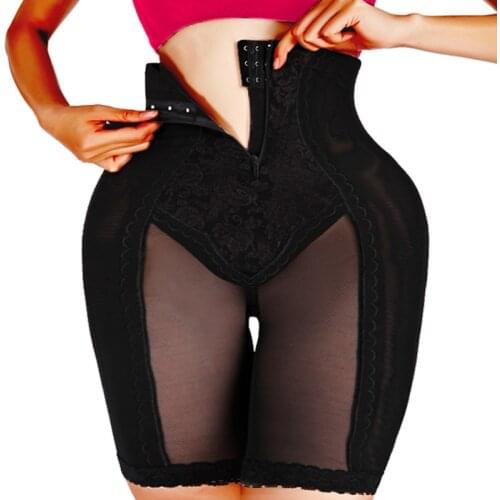 Twinso Women Dress Underwear Slimming Pants Tummy Control Panties Zipper Waist Trainer Body Shaper Push Up Butt Lifter Shapewear