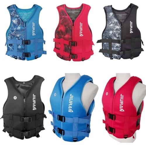 Adult childrens life vest fishing vest kayak rowing swimming surfing rafting water sports safety life vest neoprene life jacket
