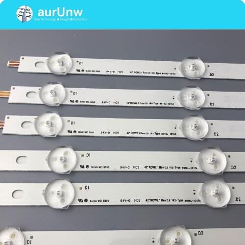 LED TV Illumination Part For LG 42LN542V 42LN541V 42LN541U LED Bars Backlight Strips Line Ruler 42" ROW2.1 Rev 0.01 L1 R1 R2 L2