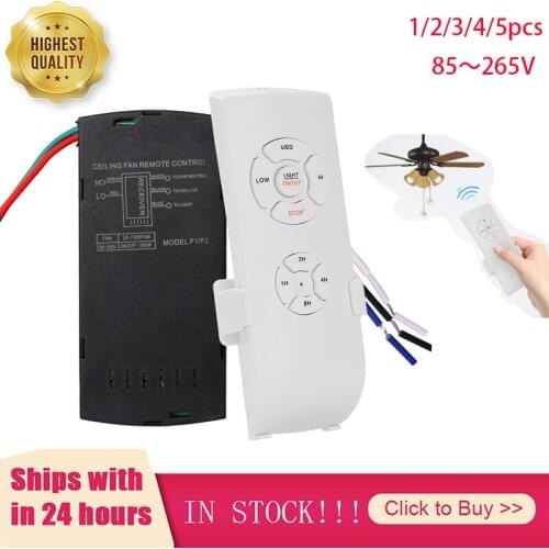 85-265V Smart Universal Ceiling Fan Lamp Remote Controller Kit Remote Adjust Speed Light Remote Control Switch Smart Home