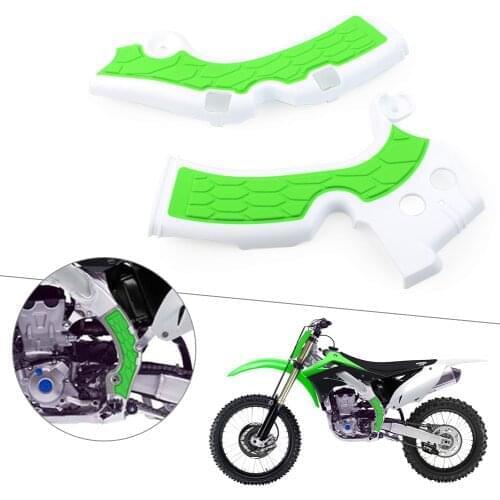 ABS X-Frame Guard For Kawasaki KX250 2019 KX 250F KX250F 2015-2018 Dirt Bike Motorcycle Frame Guards Protection Cover Motocross