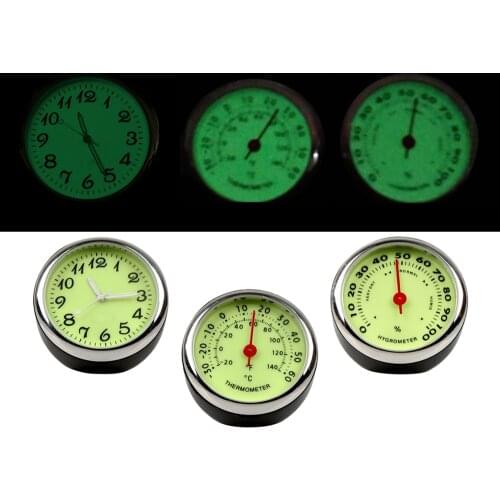 Yolu Car Clock Luminous Mini Automobiles Digital Watch Quartz Clocks Stick-on Auto Ornament Car Accessories for Cars SUV MPV