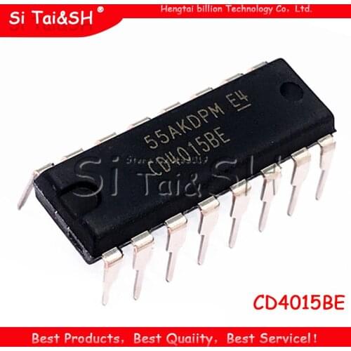 10PCS CD4015BE DIP16 CD4015 DIP 4015BE DIP-16 new original