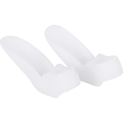 2Pcs=1Pair Silicone Toes Separator Bunion Bone Ectropion Adjuster Toes Outer Straightener Appliance Hallux Valgus Corrector