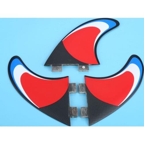3Pcs Fiberglass & Honey Comb Surfboard Fins Set For FCS G5 Box Surf Fins Tail Thrusters Rudder Surfing Accessories Size M/G5