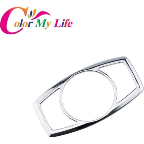 Car ABS Chrome Headlight Switch Trim Cover Sticker for Ford Focus 3 4 MK3 2012-2017 MONDEO KUGA Edge Mustang F150 F250 F350 F450